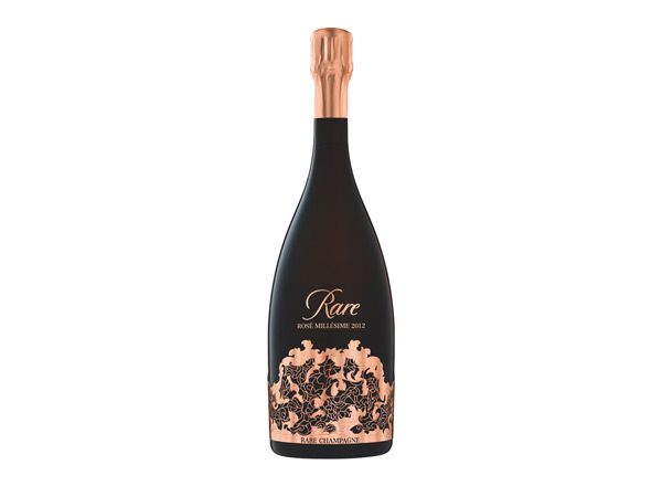 锦州白雪香槟回收稀露香槟黑钻年份桃红香槟Rare Rose（礼盒装）
